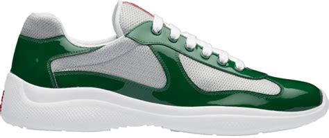 prada white and green|white prada shoes.